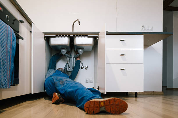 Professional Drain Cleaning technician working in Lake Hill, NY